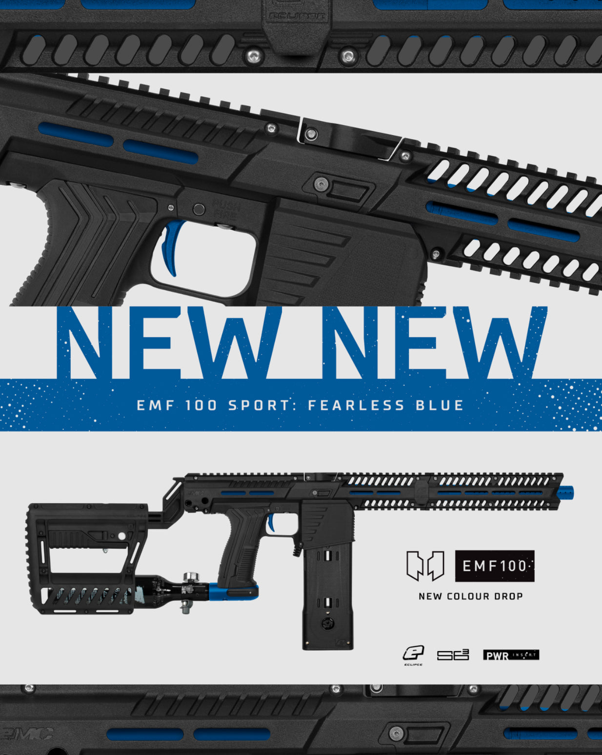 Emek EMF100 Fearles Blue + Culata🔥