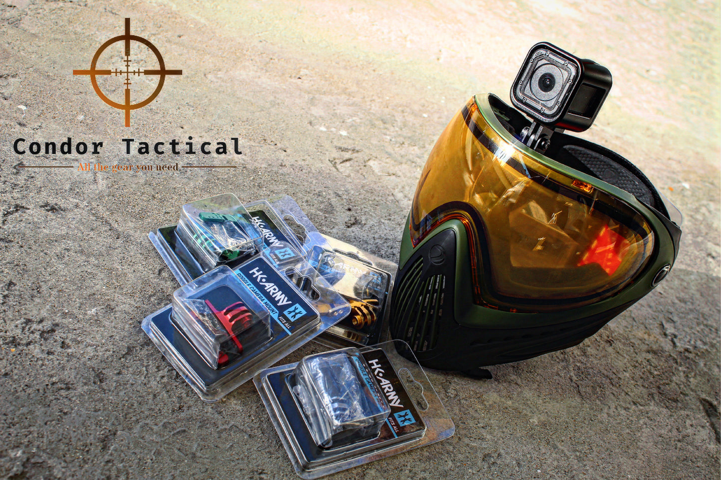 Montura para cámara deportiva y Go Pro | Silver