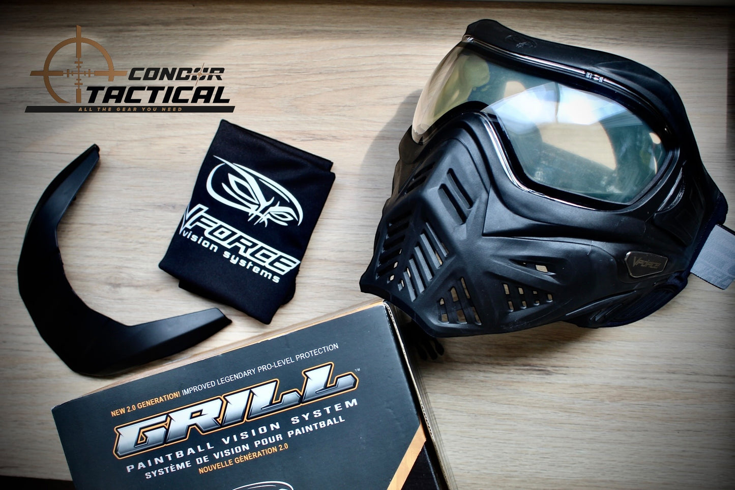 V-Force Grill 2.0 Black Lente Transparente