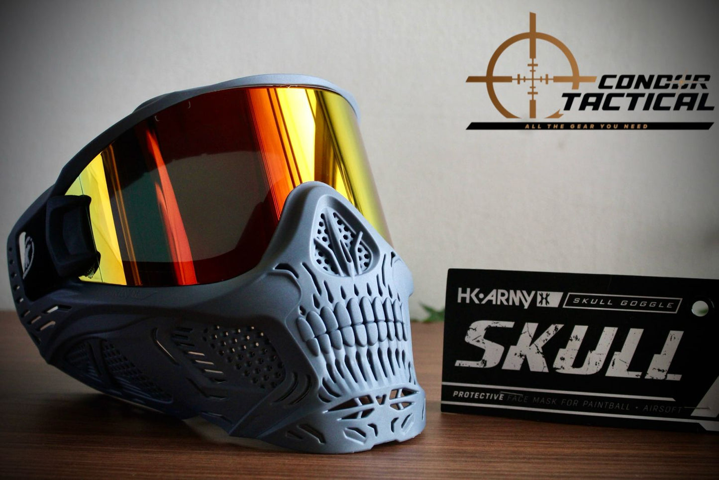 HSTL Skull Grey Fire