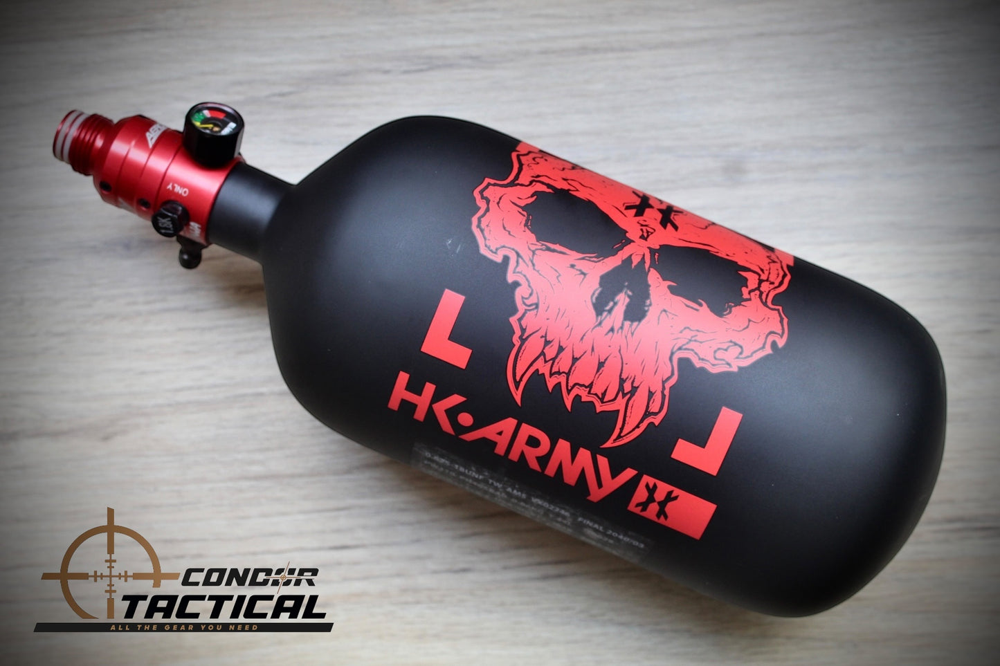 Tanque Red Skull 88/4500 Fibra Válvula Pro Ninja | POR PEDIDO⚠️