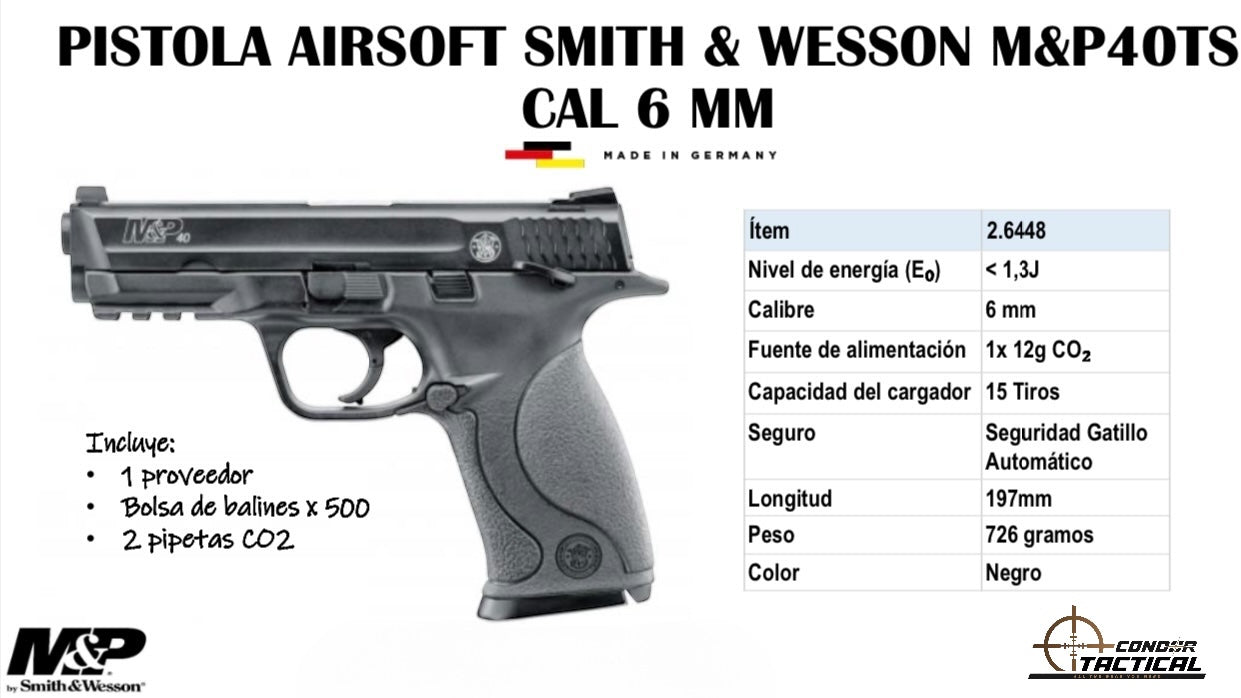 Smith & Wesson M&P40TS - Co2