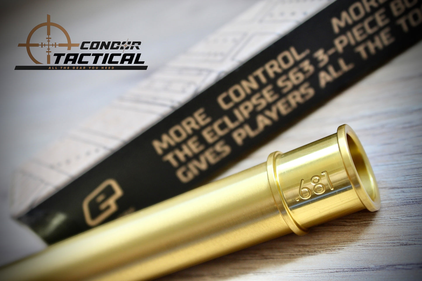 Eclipse PWR Barrel Insert Gold 0.681