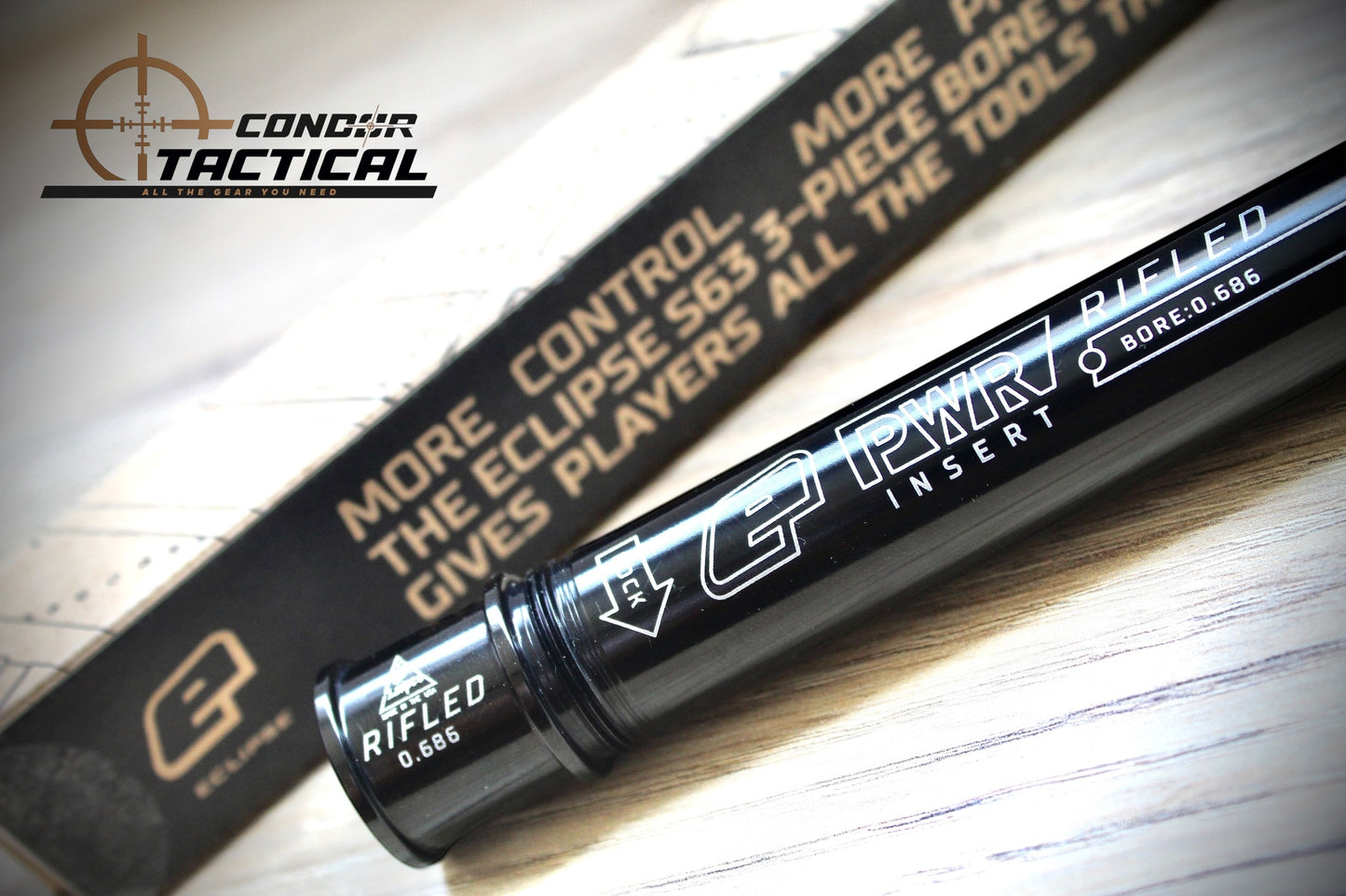 Eclipse PWR Barrel Insert Black Rifled 0.686