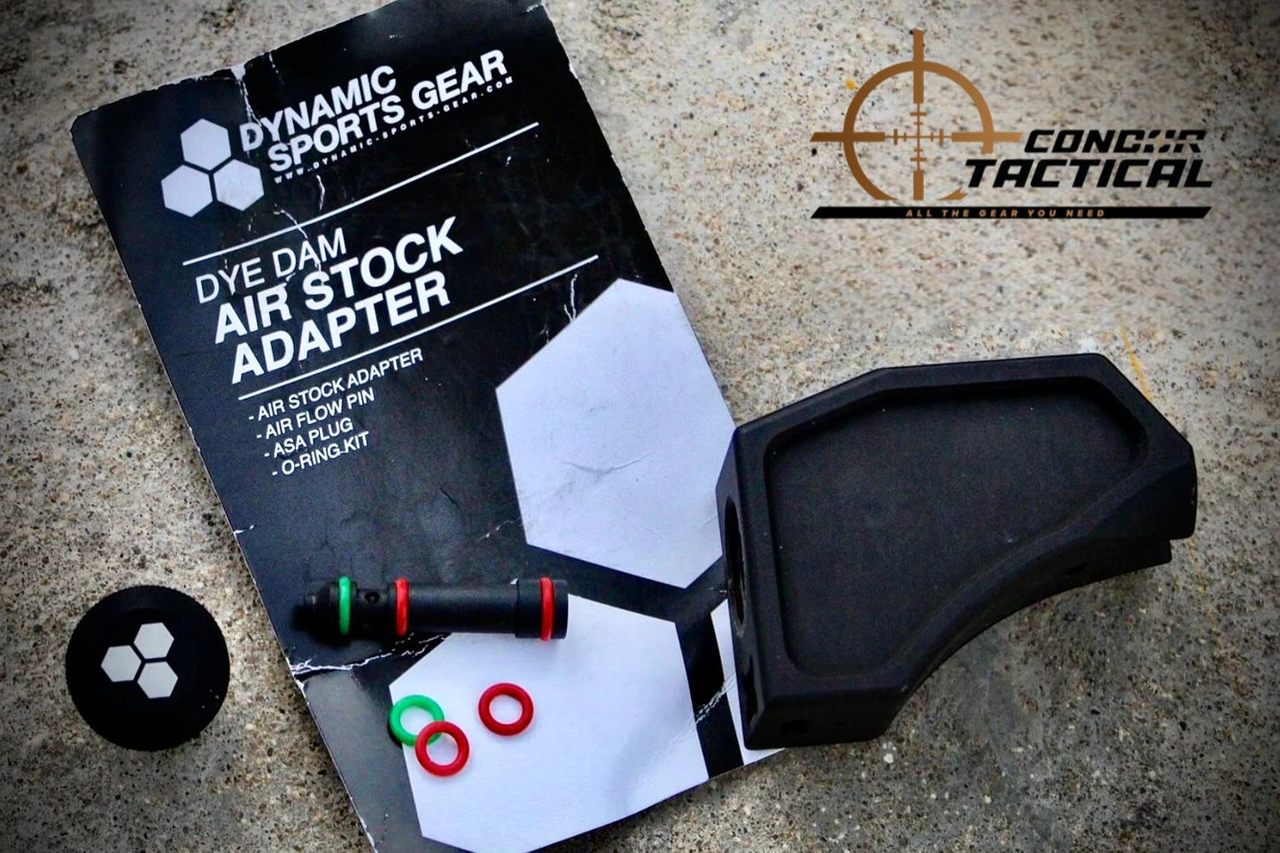 Dye DAM Air Stock Adapter