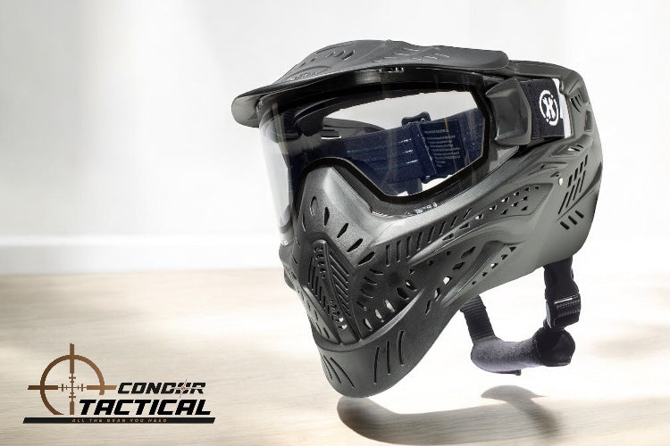 Careta HK Army HSTL Negra | Lente Transparente Canchera