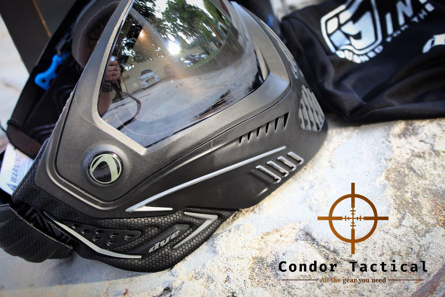 Careta Dye i5 Onyx Silver | Máscara Paintball Premium
