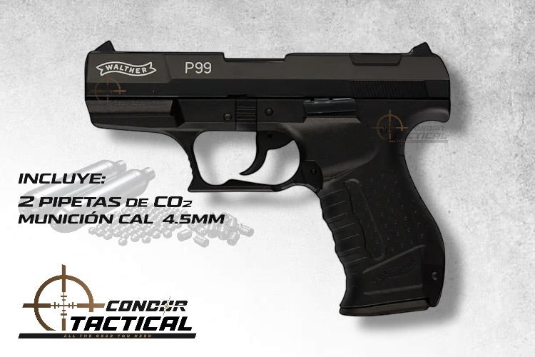 Pistola de Diabolos WALTHER CP99 CAL 4.5mm