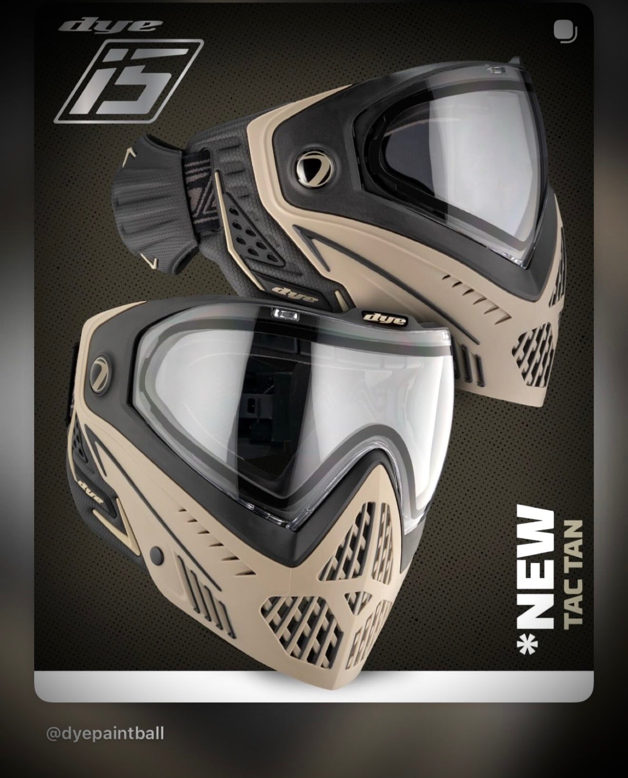 Dye i5 Tactical Desert Tan