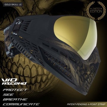 VIO Ascend Goggle - Gold Skull Edicion Limitada