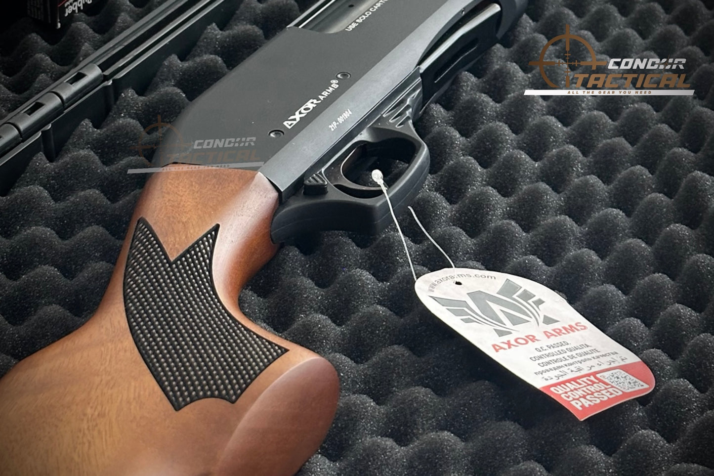 Escopeta Traumática Calibre 12 Axor Arms W1 7+1 Pump Action