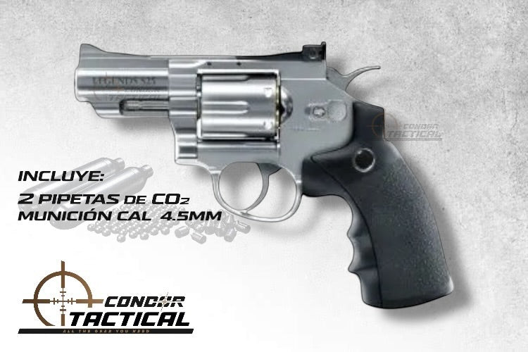Revólver de Diábolos Umarex Legends S25 2.5" – Calibre 4.5mm