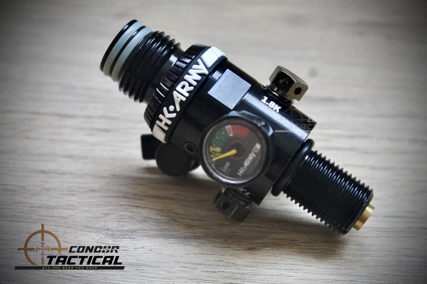 Regulador HK Army MP5 450-500 PSI para Paintball y Airsoft