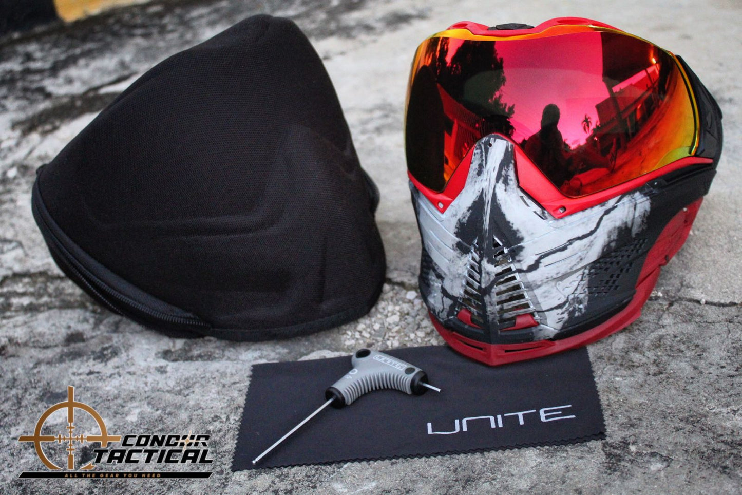 Push Unite Skull Red Fire XL