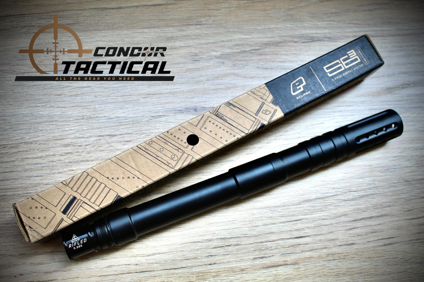 Eclipse S63 Tactical Barrel inc Rifled Lapco Insert Black 0.686