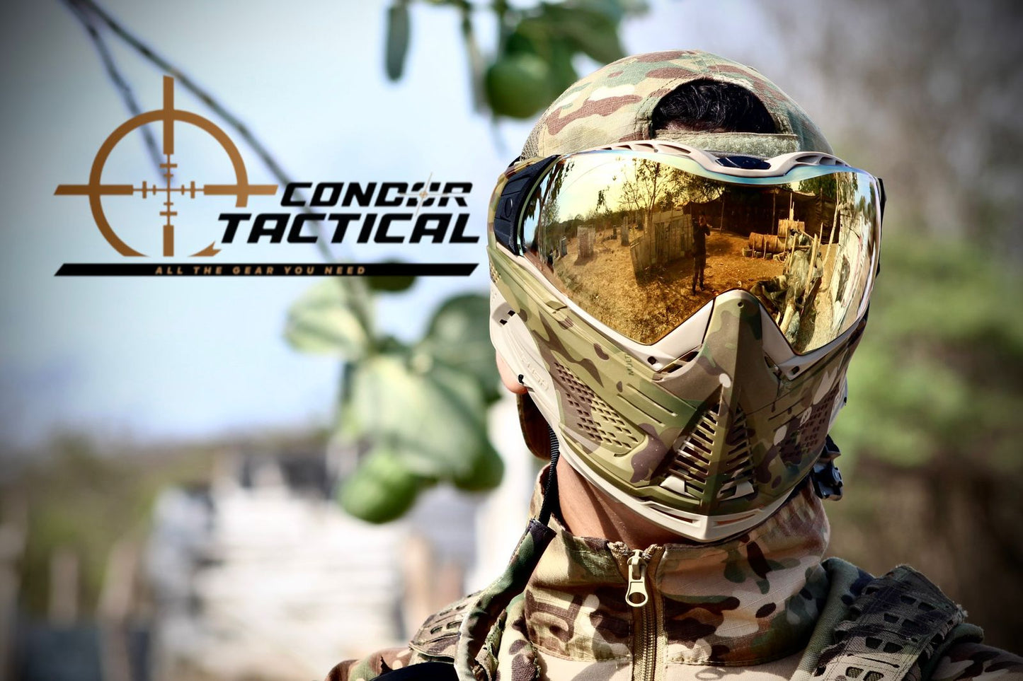 Push Unite Multicam XL/Lente Dorado/Marco y Barbilla Tan