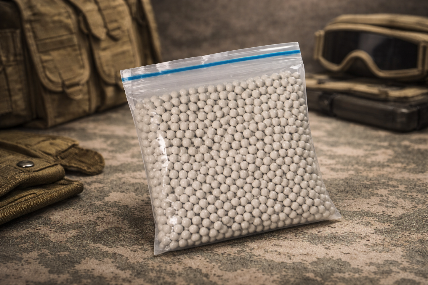 Balines Airsoft 6mm 0.20g x500 – Bolsa Recarga
