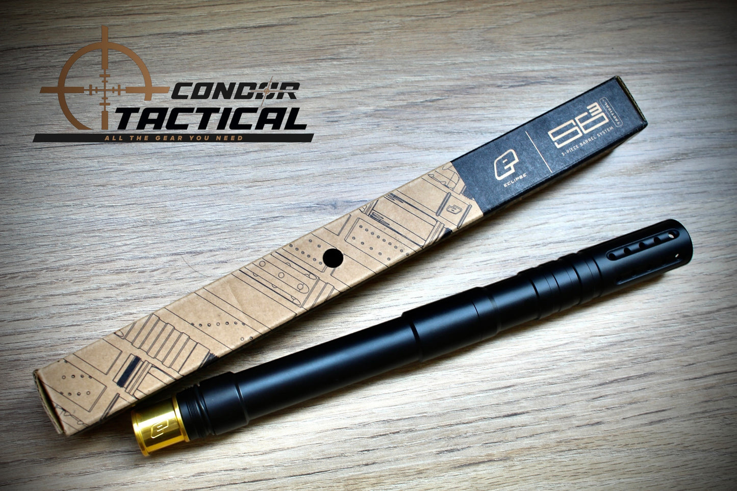 Eclipse S63 Tactical Barrel inc Lapco Insert Gold 0.681