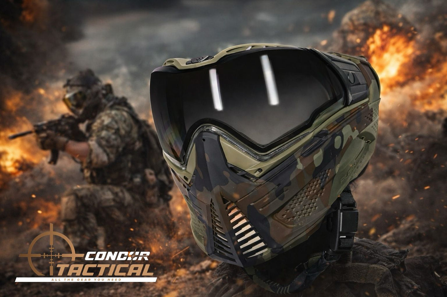 PUSH UNITE Flecktarn Camo/Black