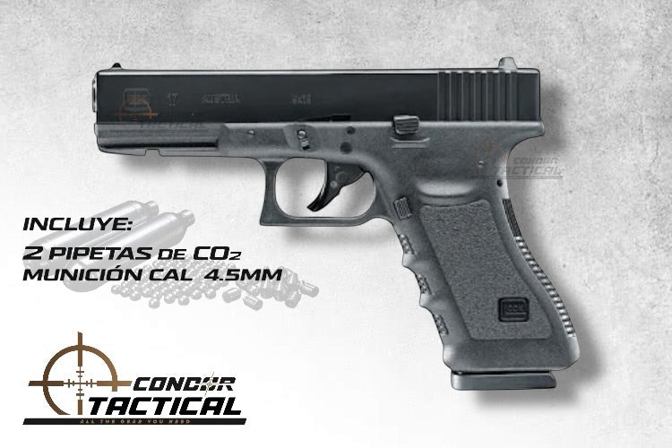 Pistola de Balines GLOCK 17 CAL 4.5mm
