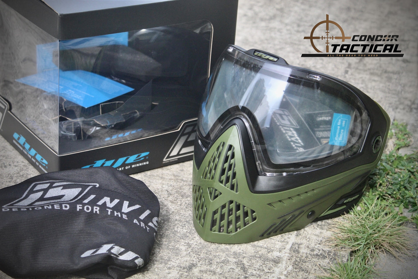 Careta Dye i5 Tactical Olive | Máscara Paintball MilSim
