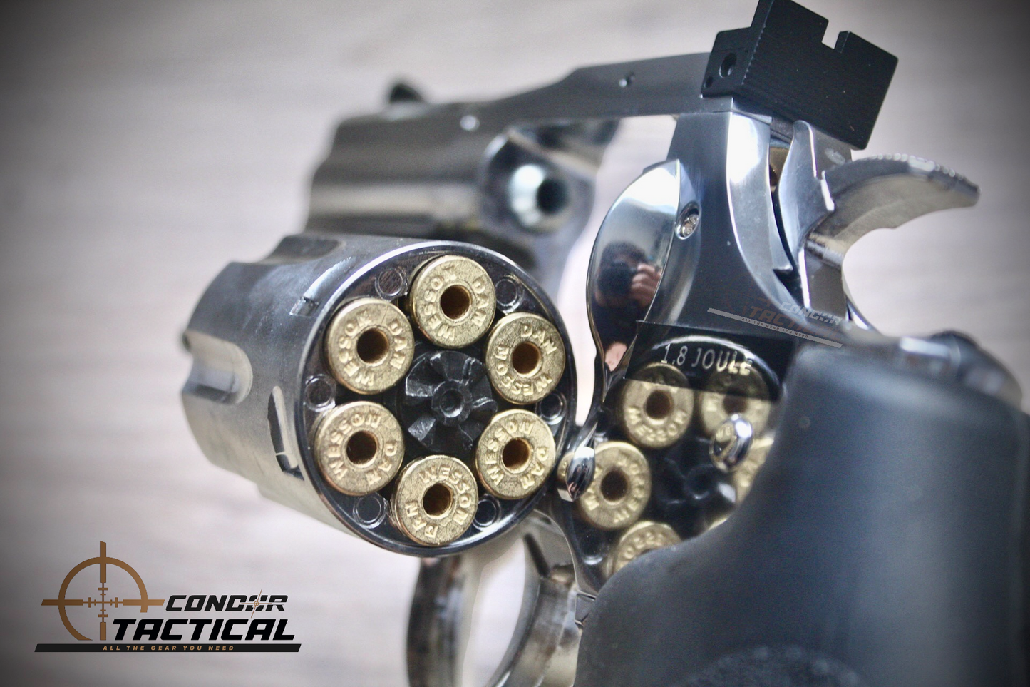 Revolver de Balines y Diabolos DAN WESSON 715, 4″ Co2 CAL 4.5mm