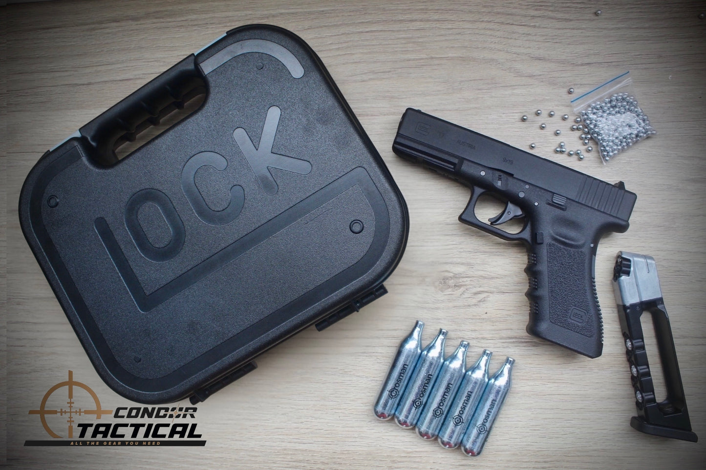 Pistola de Balines GLOCK 17 CAL 4.5mm