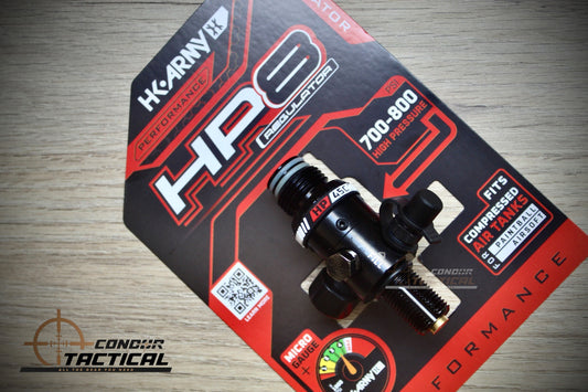 Regulador HK Army MP8 700-800 PSI para Paintball y Airsoft