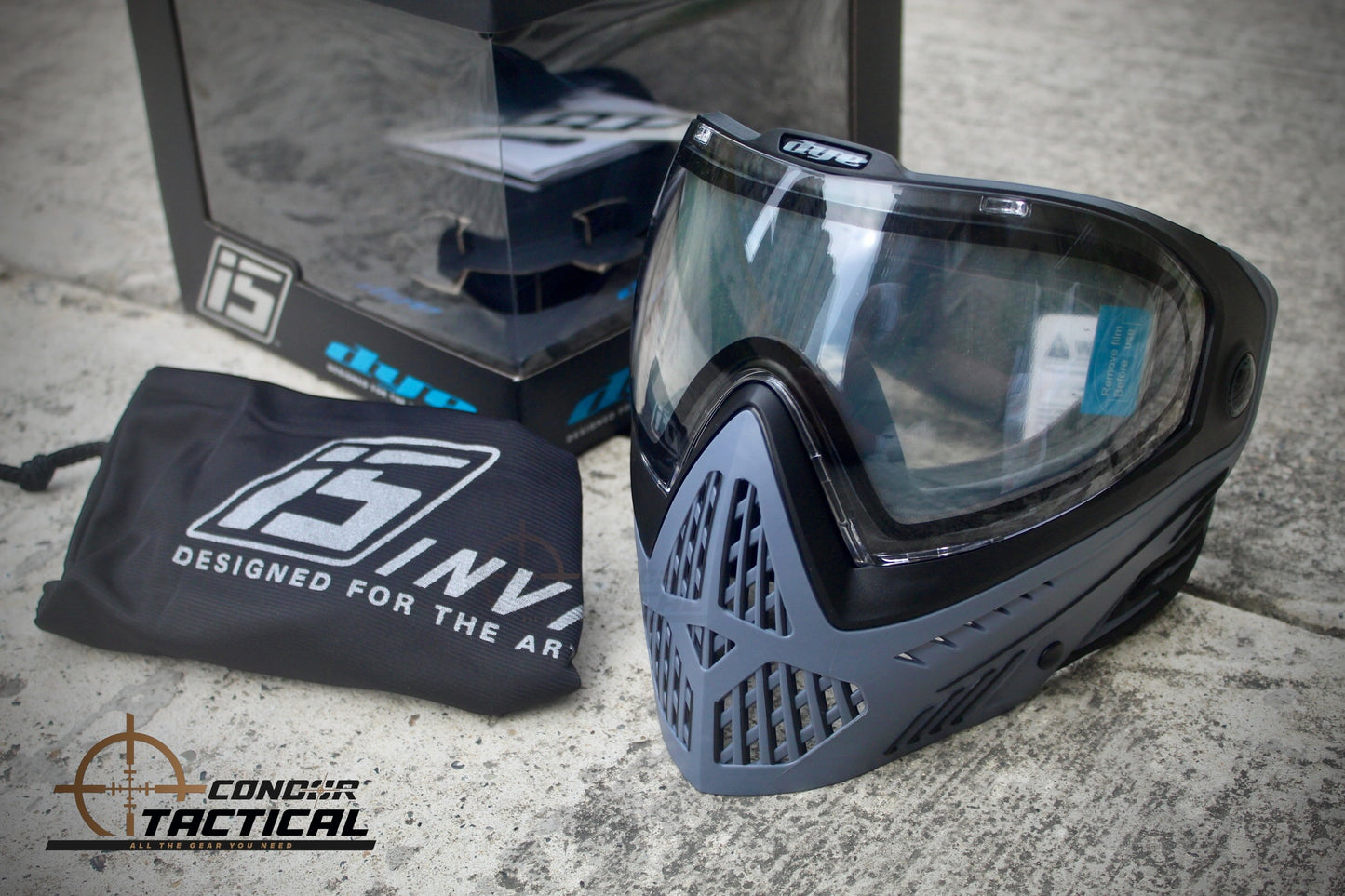 Careta Dye i5 Tactical Grey | Máscara Paintball MilSim