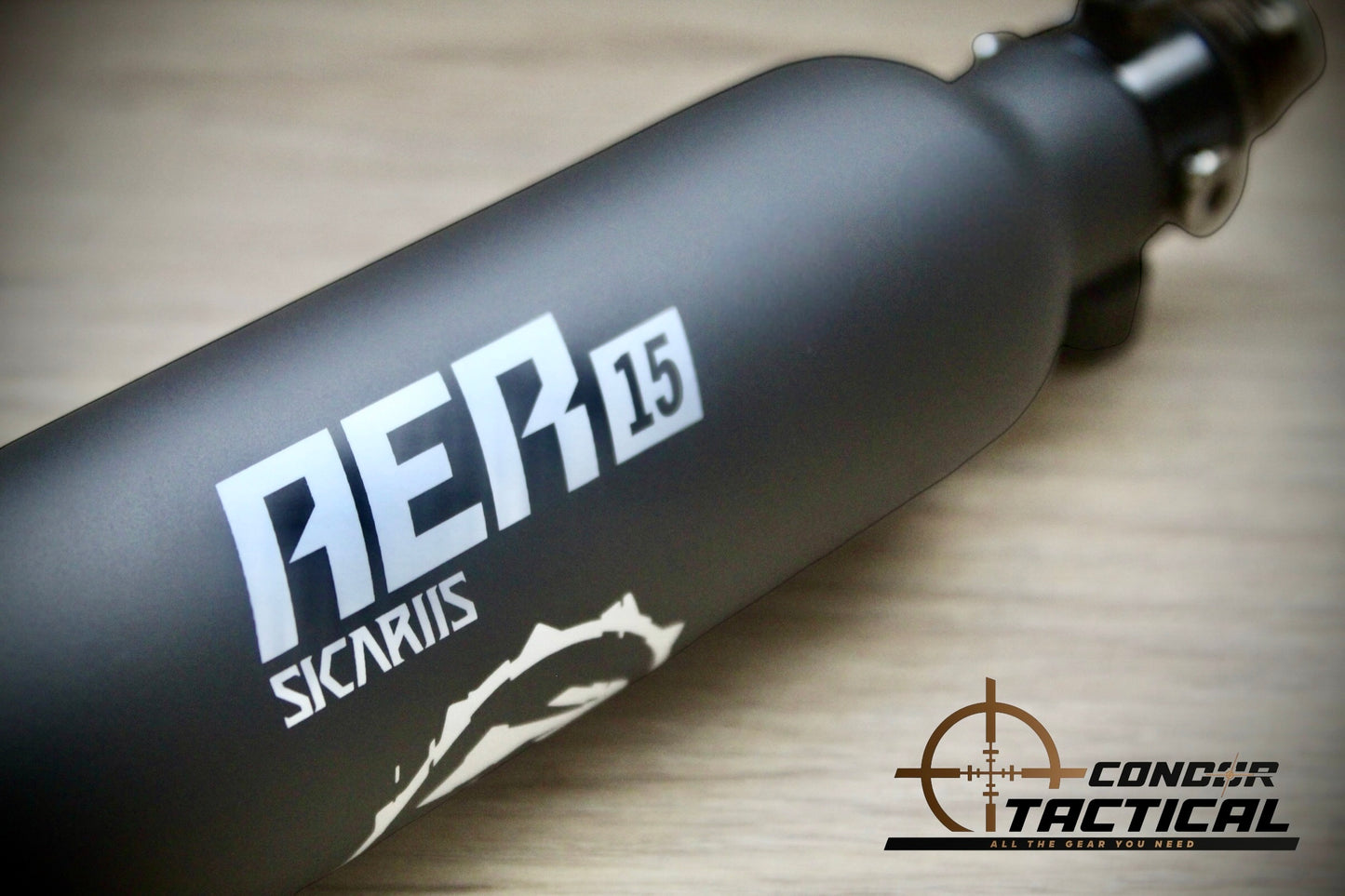 Tanque Sicariis AER 15ci/4500psi Negro