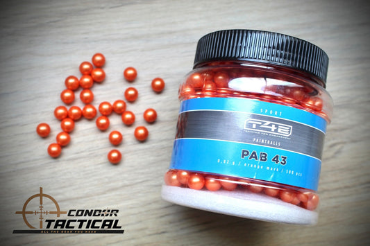 Paintballs .43 - Naranjas 500 Shots