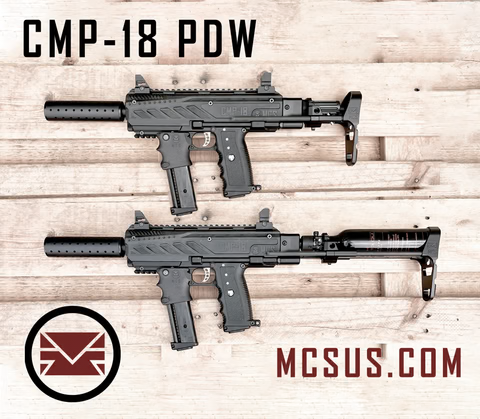 Culata Flotante PDW para Paintball – MCS Universal EX Buttstock
