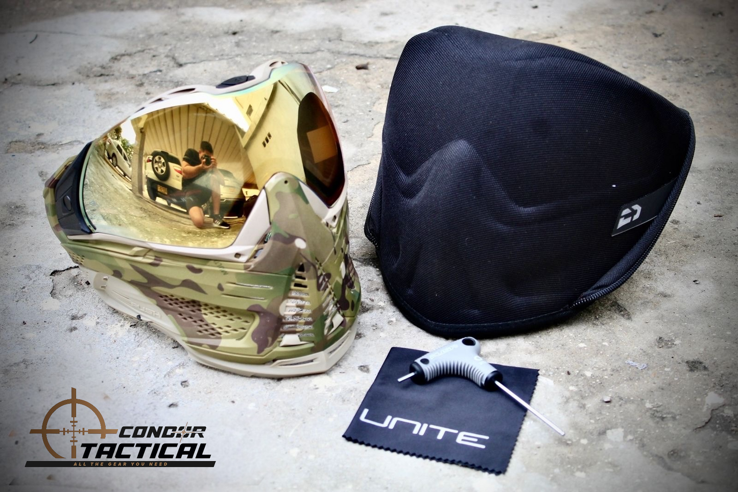 Careta PUSH UNITE XL MultiCam Gold