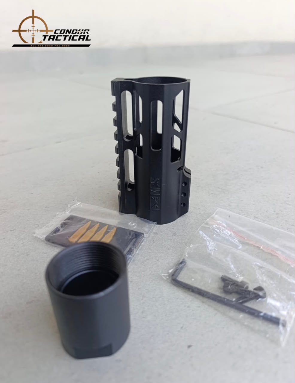 Guardamanos Flotante de Aluminio CNC Fusión 4" – Ultraligero Táctico