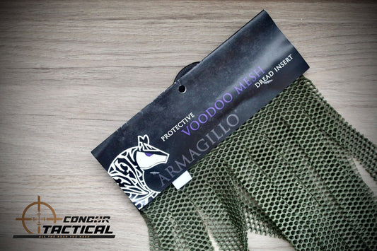 Armagillo Voodoo Mesh Dread Inserts - Tropic Green