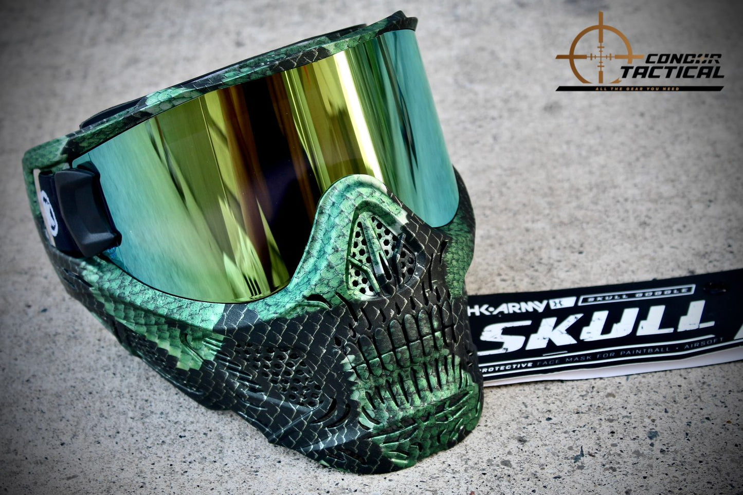 Nueva HSTL Skull - Snake Green