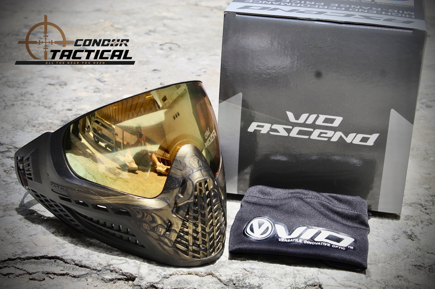 VIO Ascend Goggle - Gold Skull Edicion Limitada