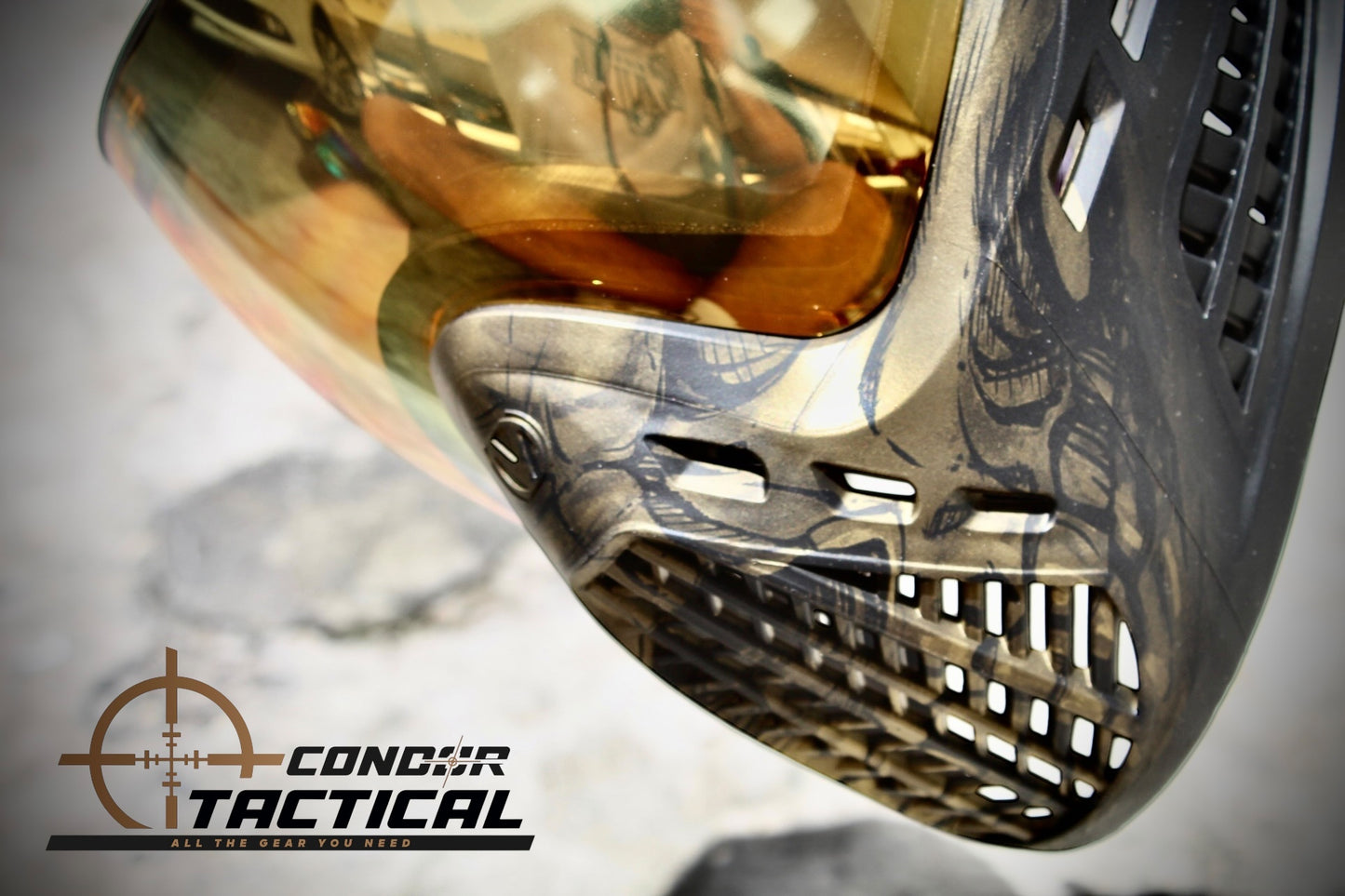 VIO Ascend Goggle - Gold Skull Edicion Limitada