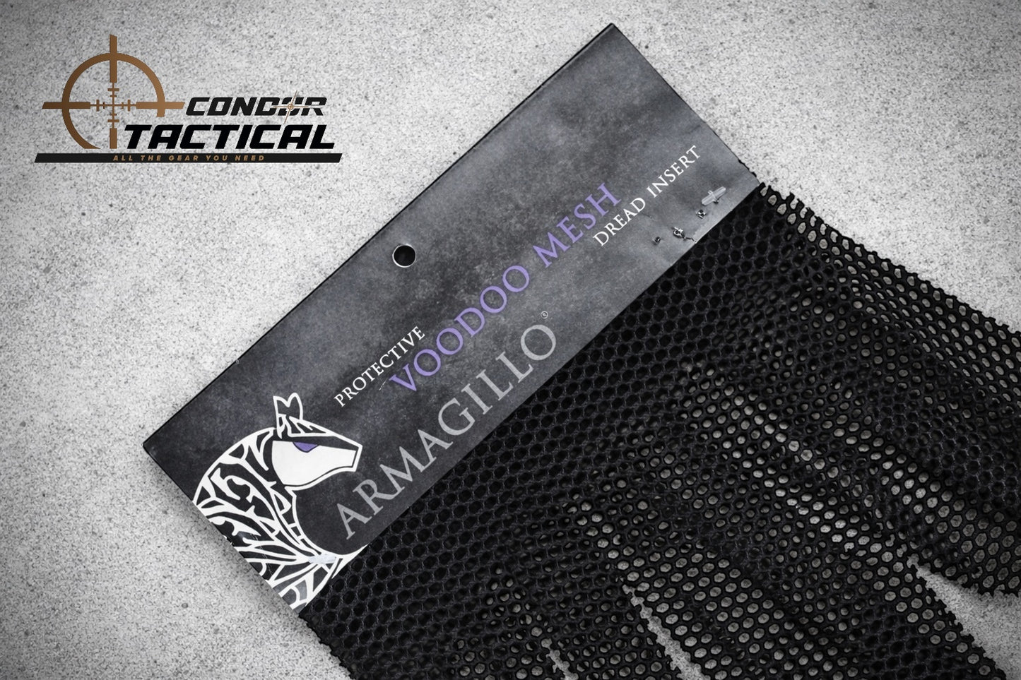 Armagillo Voodoo Mesh Dread Inserts - Black
