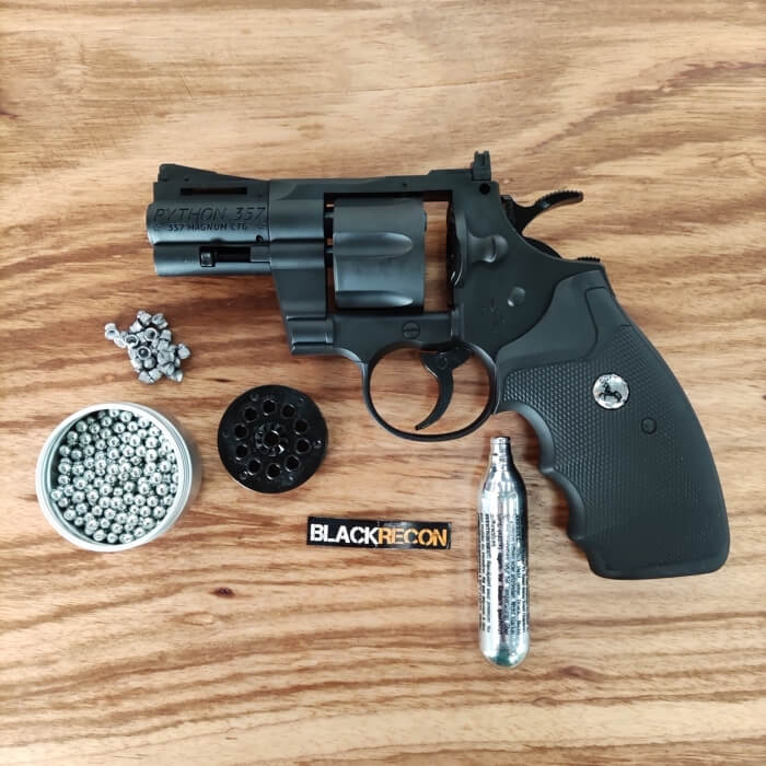 Revolver Balines y Diabolos PYTHON 2.5″ CAL 4.5mm