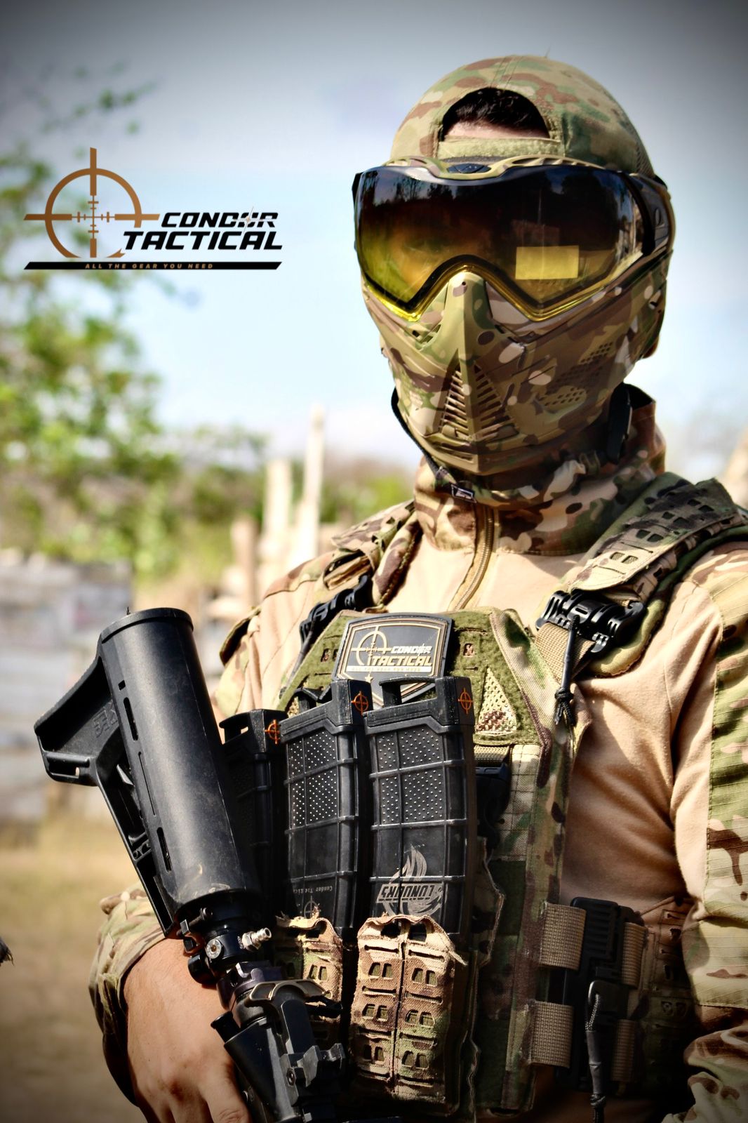 Push Unite Multicam XL/Lente Amarillo/Marco y Multicam