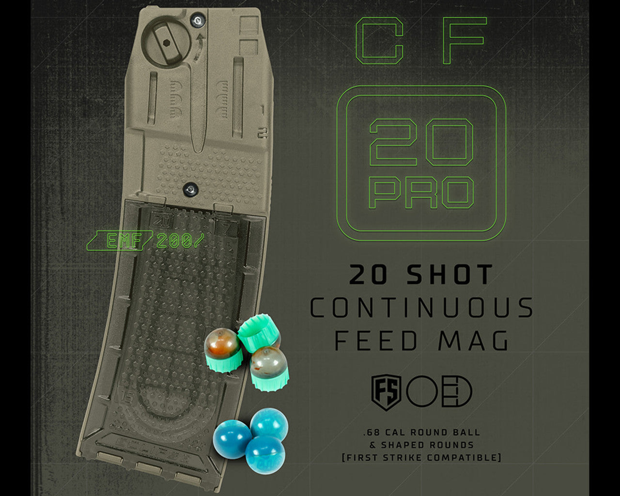 CF20 PRO Magazines X5 Tan